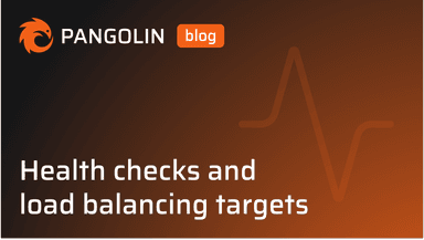 Cover for Health check and load balancing targets